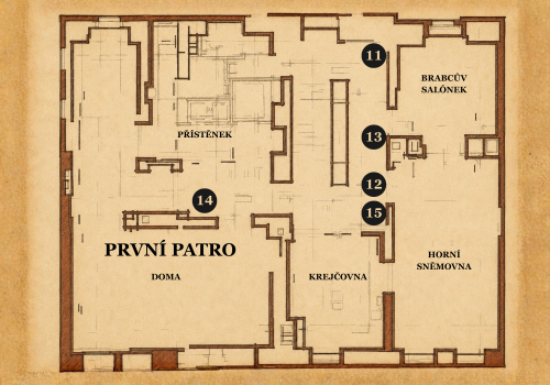 Restaurace U Pinkas� - Prvn� patro