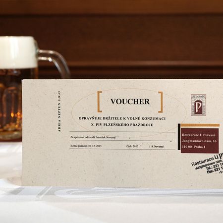 Drkov poukazy - Restaurace U Pinkas